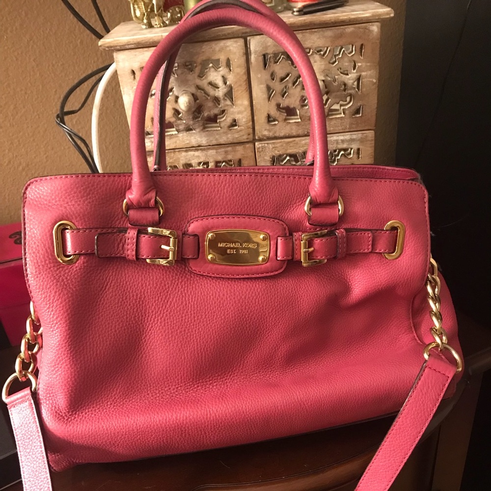 Michael Kors pink handbag